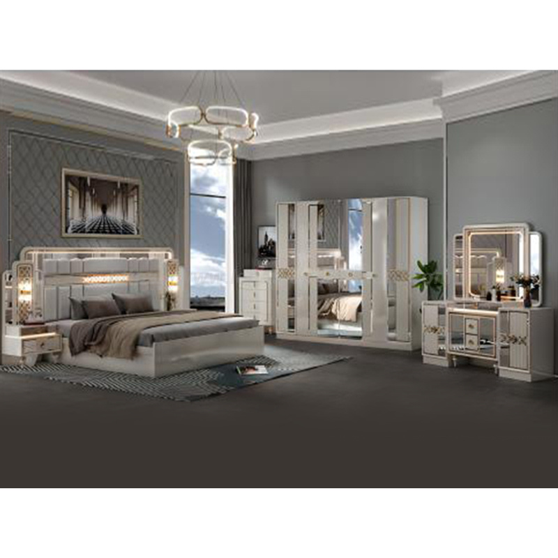 Ensemble de meubles de chambre à coucher de haute qualité, Design de luxe européen