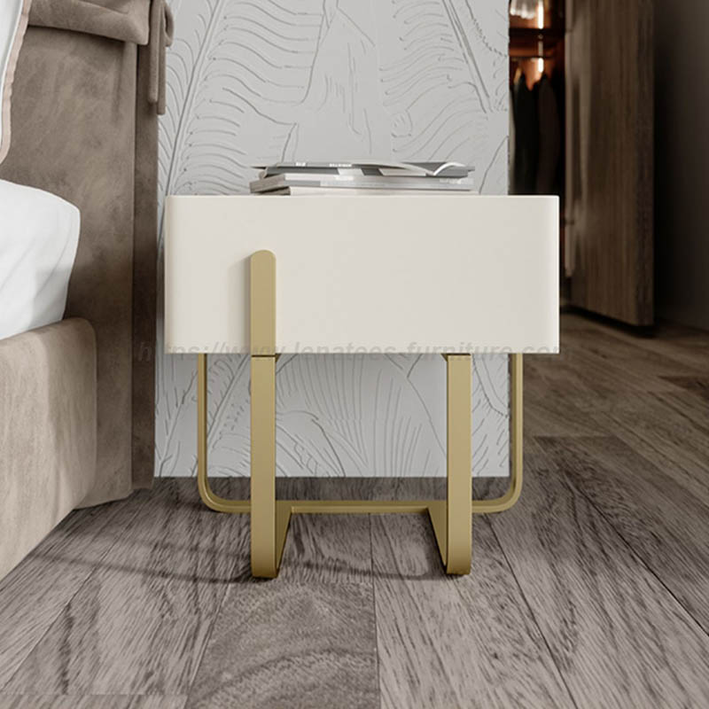 Nightand de chambre moderne noir