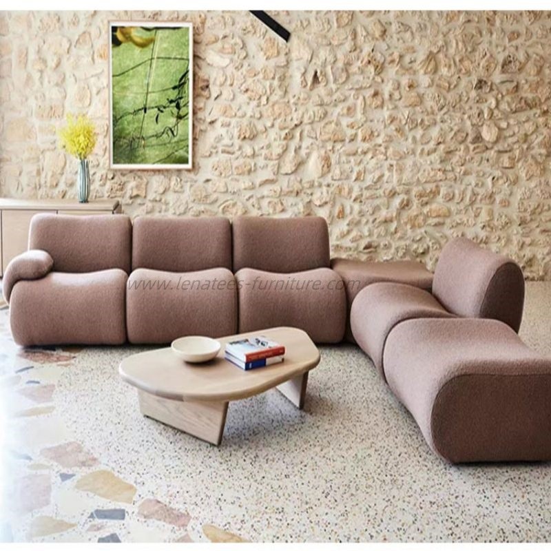 Canapé moderne de luxe comprimé