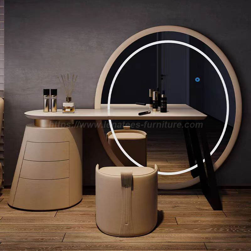 Commode d'angle rouge nette moderne