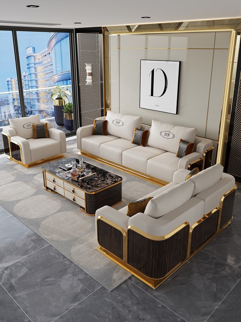 Canapé de luxe léger modulaire | Définissez librement votre salon haut de gamme