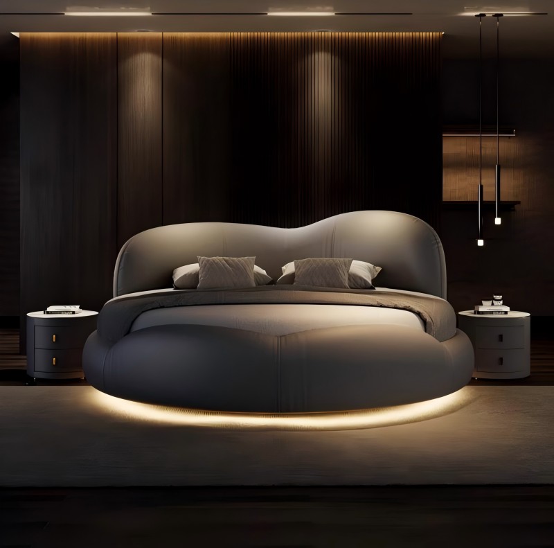 Lit rond Smart LED - - Une nouvelle expérience de sommeil avec la technologie